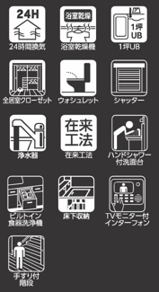 【構造・工法・仕様】 | 【仲介手数料無料！！】日野市東豊田2丁目　新築戸建て（全3棟）2号棟　6999万円
