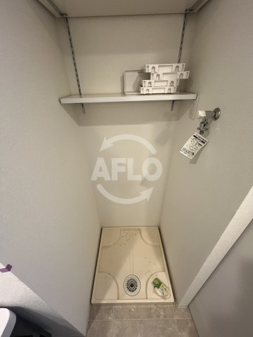 セレニテ十三ミラクの洗面所|セレニテ十三ミラク　洗濯パン