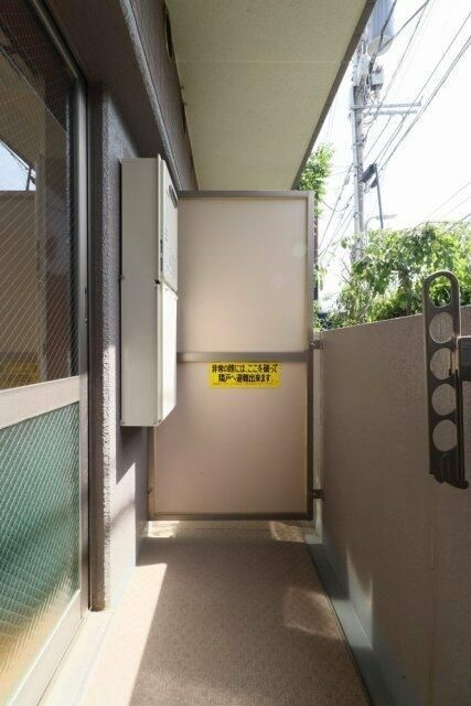菱和パレス田園調布東のバルコニー
