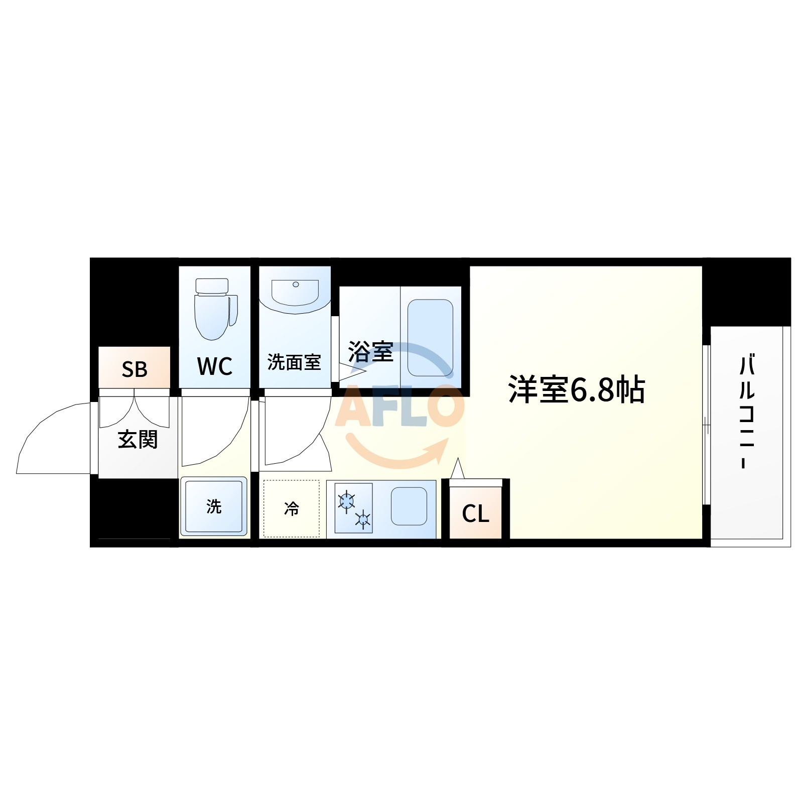 セレニテ十三ミラクの間取り|セレニテ十三ミラク　間取り