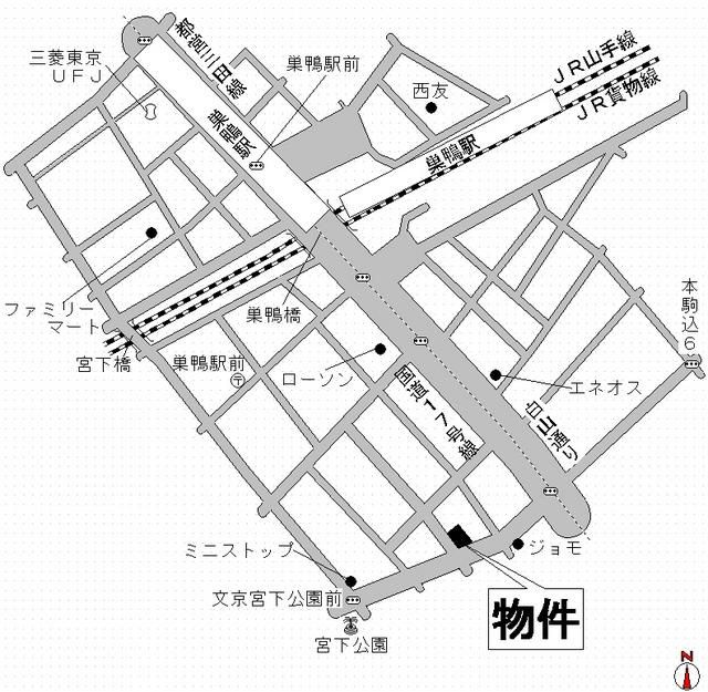 ガーデンコートの地図