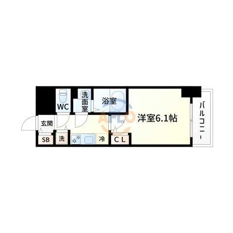 メインステージ大阪　North　Markの間取り|メインステージ大阪　North　Mark　間取り