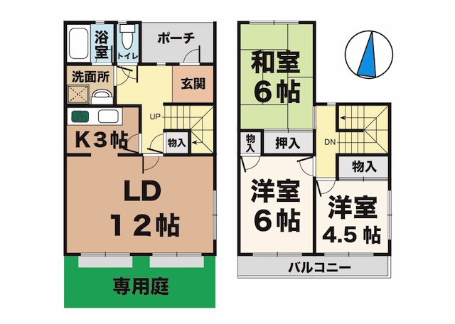 ネオセゾン上月の間取り