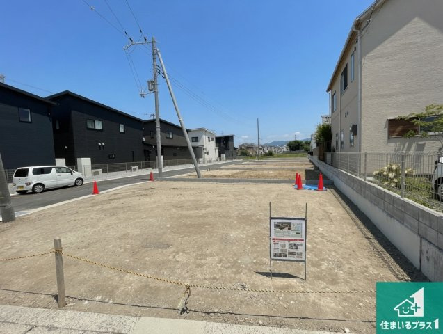 ★大津市下阪本　第5期　新築一戸建ての外観|周辺は落ち着いた街並みの住宅地！子育てがしやすい住環境です！まだ未完成ですが、現地でしかわからない事もございます。是非一度ご覧ください。