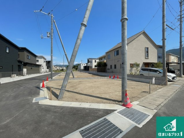 ★大津市下阪本　第5期　新築一戸建ての外観|周辺は落ち着いた街並みの住宅地！子育てがしやすい住環境です！まだ未完成ですが、現地でしかわからない事もございます。是非一度ご覧ください。