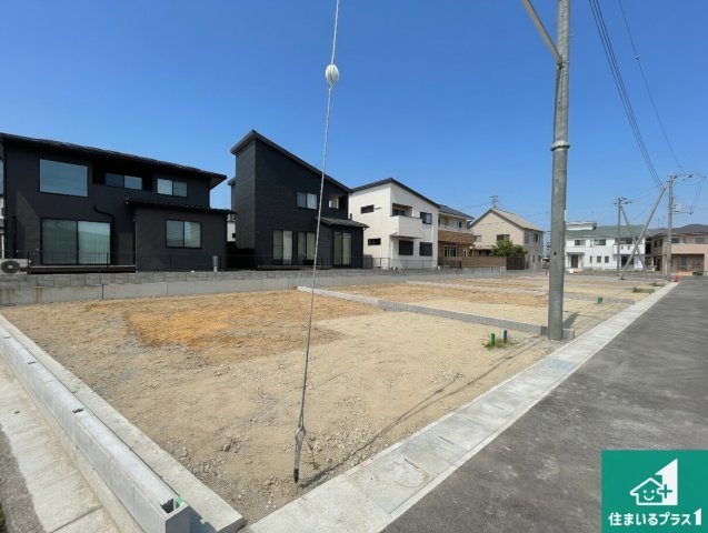 ★大津市下阪本　第5期　新築一戸建ての外観|周辺は落ち着いた街並みの住宅地！子育てがしやすい住環境です！まだ未完成ですが、現地でしかわからない事もございます。是非一度ご覧ください。