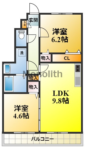 パストラルの間取り