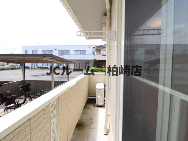ソレイユ Bのバルコニー