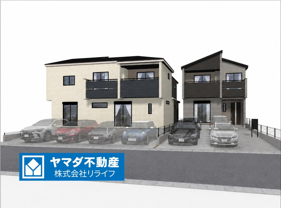 ブルーミングガーデン　一宮市多加木3丁目　全3区画分譲の外観|「現地（2026年8月9日）撮影」
■外観写真　
■ヤマダ不動産　株式会社リライフ　