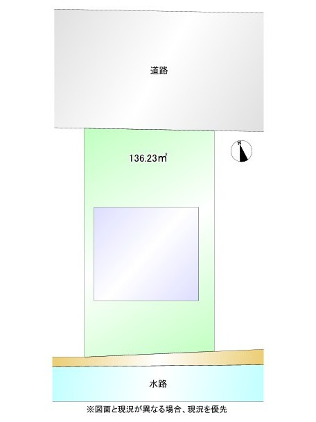 熊谷市大麻生　中古戸建の区画図|図面と現況が異なる場合、現況を優先とします。