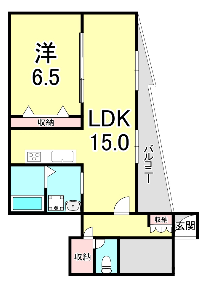 西大島ビルの間取り