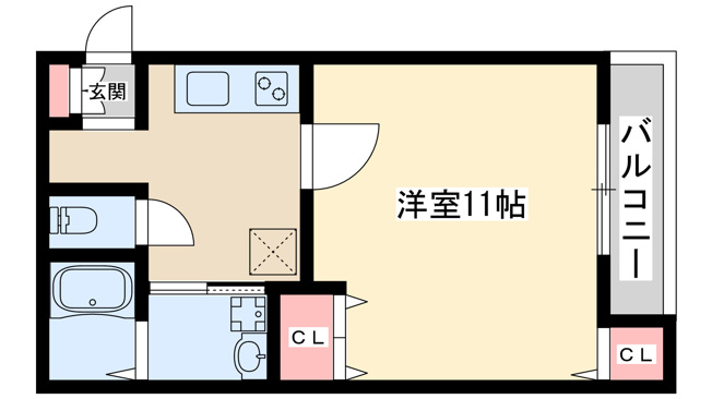 【間取り】 | フジパレス三国本町