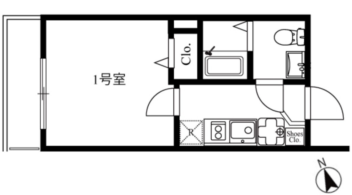 モダンアパートメント津田沼EAST IIの間取り