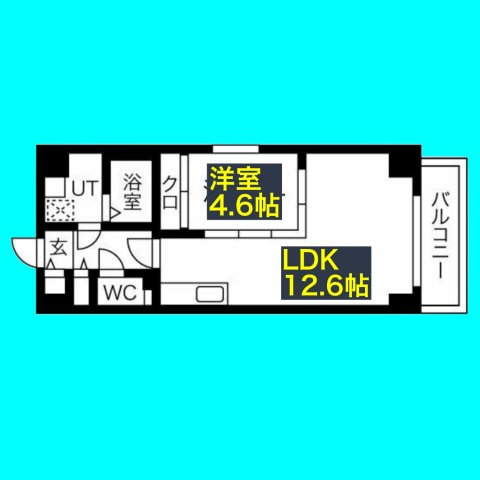 GRANDUKE松原cuoreの間取り