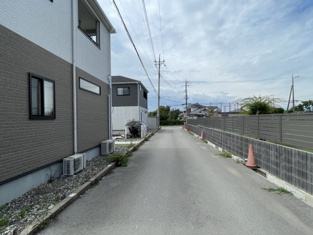 新築戸建・新築建売　那須塩原市若草町第8　稲村小・黒磯北中の前面道路含む現地写真