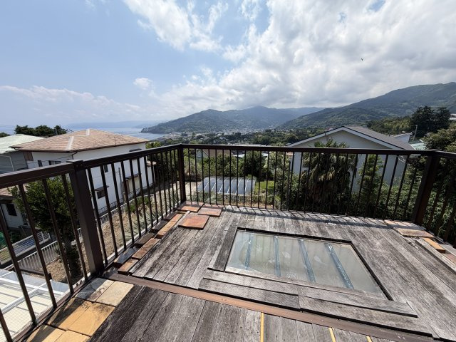 湯河原町　吉浜のバルコニー