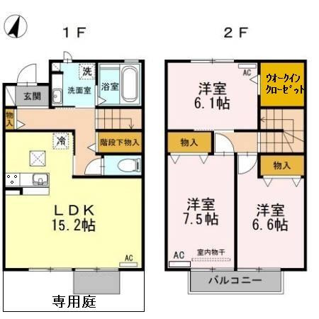 フィールーム歩の間取り