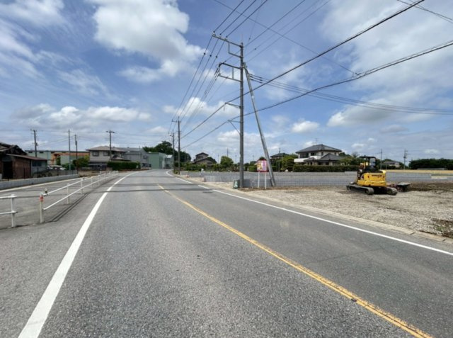 【前面道路含む現地写真】 | 加須市北下新井　新築戸建　全5棟　1号棟
