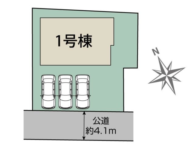 【区画図】 | 熊谷市別府2丁目2期　ブルーミングガーデン　新築戸建　全1棟　1号棟