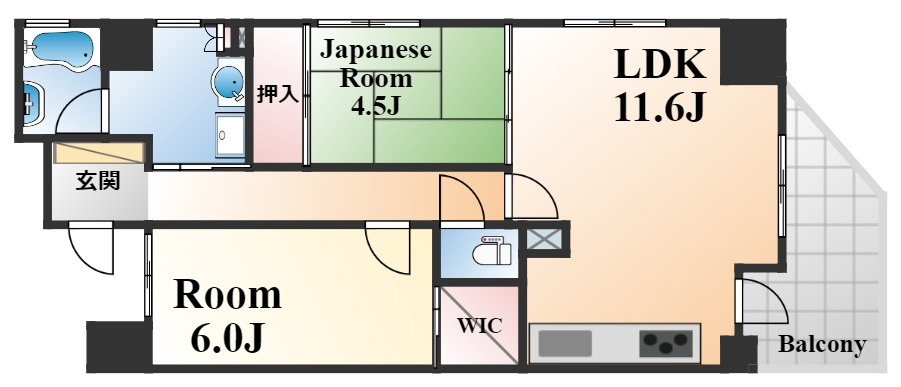 アーバネックス元町通の間取り