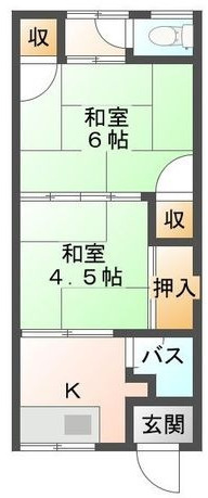 埼玉県秩父市　1棟アパートの間取り