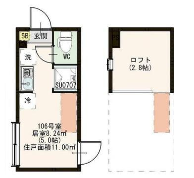 【間取り】 | プルミエ沼袋