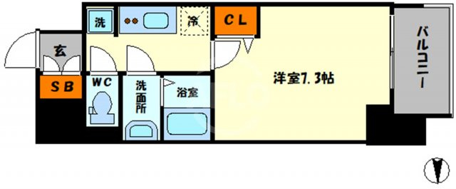 WORVE大阪本町の間取り|WORVE大阪本町　間取り