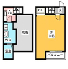 【間取り】 | ハピネス美野島Ⅱ