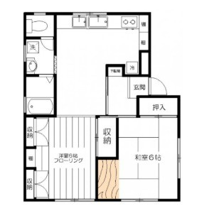 コンフォート芝の間取り