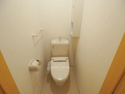 【トイレ】 | コスモグレイスＢ | ゆったりとした空間のトイレです