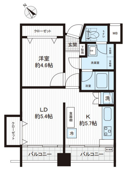 【間取り】 | 志村ハビテーション | ペット飼育可能なお部屋です！南西向き・陽当たり・通風良好です！