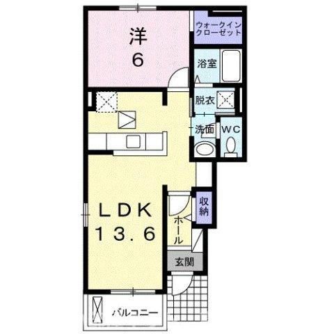【間取り】 | フロル高松Ｂ