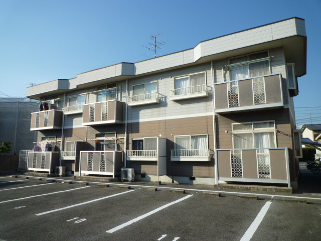 倉敷市大内のアパートの外観