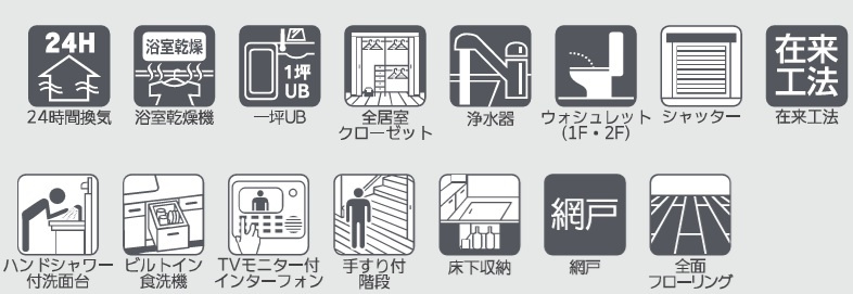 習志野市袖ケ浦１丁目１期の設備