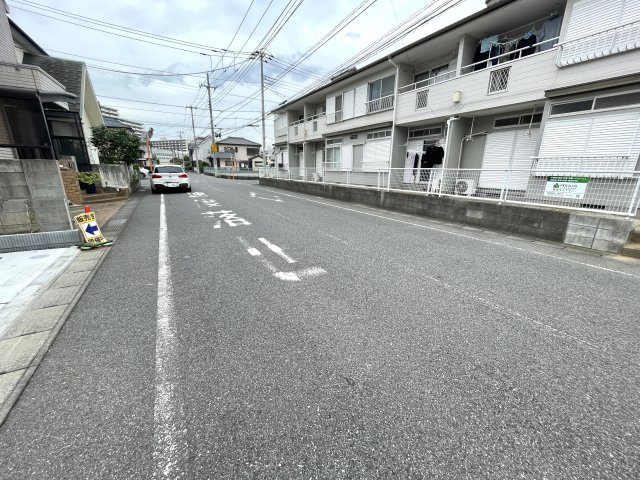 習志野市袖ケ浦１丁目１期の前面道路含む現地写真