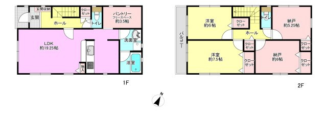 【間取り】 | 奈良町　戸建