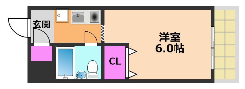 オレンジハイツの間取り