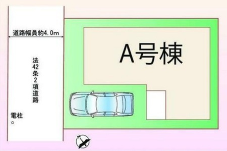 明石市魚住町西岡の区画図