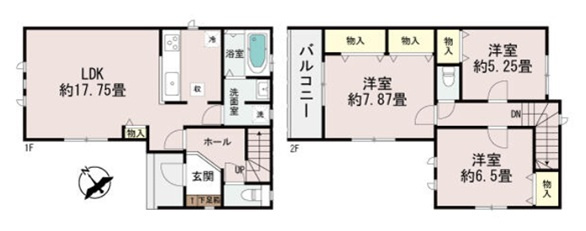 明石市魚住町西岡の間取り