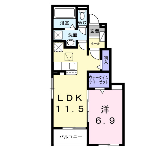 ノール・ボヌールの間取り|間取図