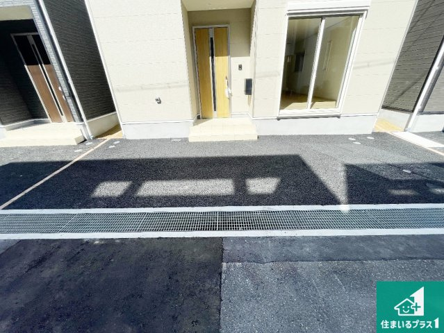 ■尼崎市高田町　第1期　新築一戸建ての駐車場|駐車スペース！散水栓があるので、こまめに愛車を洗えます！