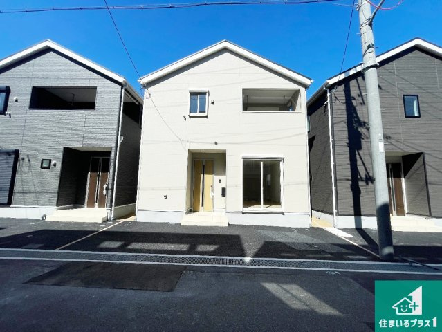■尼崎市高田町　第1期　新築一戸建ての外観|お客様に長く安心して住んでいだだける事にこだわった家づくり！住んでからのアフターサービスにもしっかりと取り組んでいます！