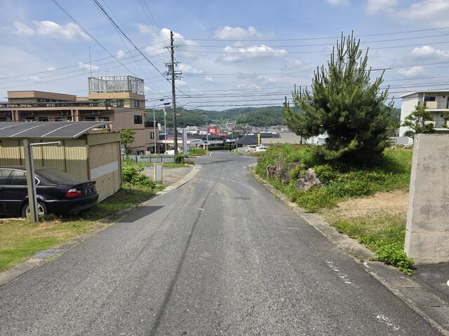 瑞浪市西小田町土地の前面道路含む現地写真|周辺環境