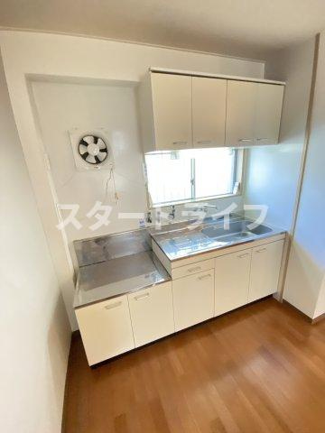 大阪市東淀川区上新庄１丁目の賃貸マンションのキッチン