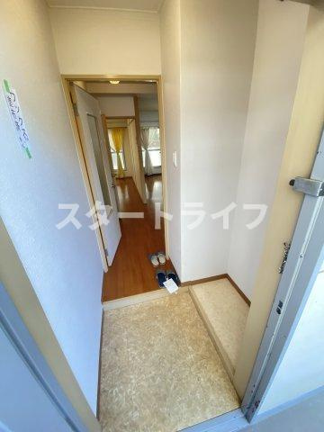 大阪市東淀川区上新庄１丁目の賃貸マンションの玄関