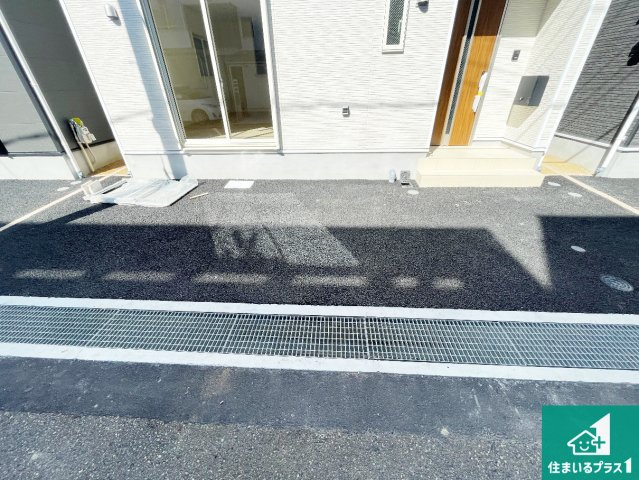 ■尼崎市高田町　第1期　新築一戸建ての駐車場|駐車スペース！散水栓があるので、こまめに愛車を洗えます！