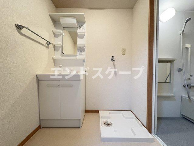 ヴィラ桃の木の洗面所|高崎、前橋のお部屋探しはエンドスケープまで！お客様の理想お聞かせ下さい♪