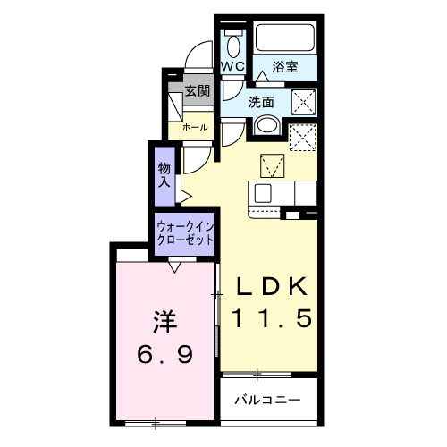 ノール・ボヌールの間取り|間取図