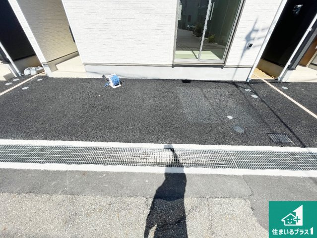 ■尼崎市高田町　第1期　新築一戸建ての駐車場|駐車スペース！散水栓があるので、こまめに愛車を洗えます！