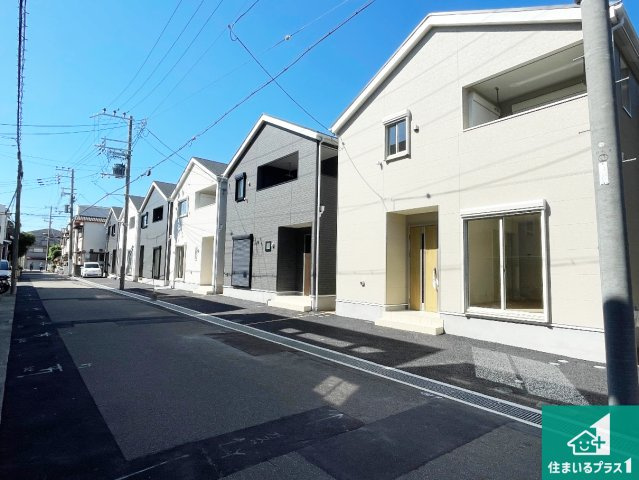 ■尼崎市高田町　第1期　新築一戸建ての外観|お客様に長く安心して住んでいだだける事にこだわった家づくり！住んでからのアフターサービスにもしっかりと取り組んでいます！